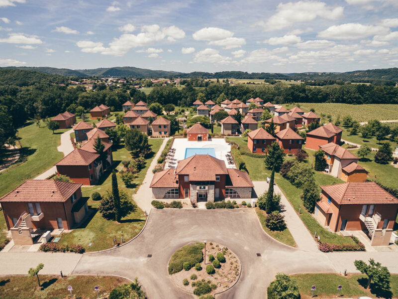 Le Domaine de Claire Rive vu du ciel