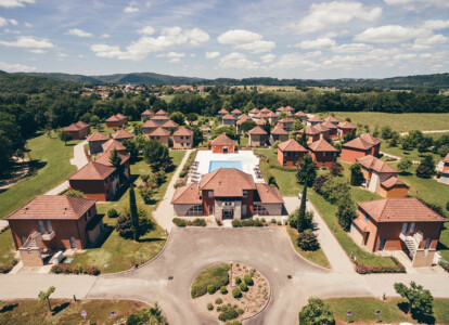 Le Domaine de Claire Rive vu du ciel